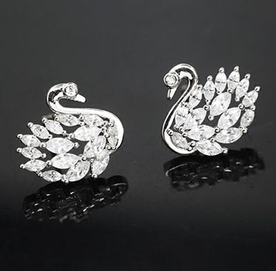 百搭耳钉女生日韩国简约气质甜美学生防过敏耳环幸运耳饰(B8-3-2)