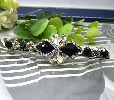 新款发夹 韩版百搭锆石精致可爱小压夹边夹 发饰品B9-1-2