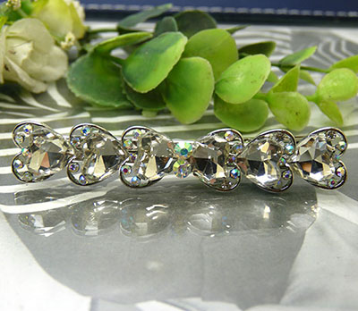 新款发夹 韩版百搭锆石精致可爱小压夹边夹 发饰品B9-1-2