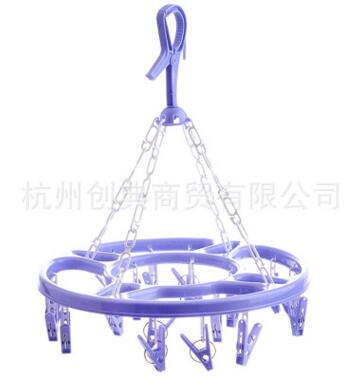 8017多用衣架 批发17夹衣架功能款式多样衣架A14-2-4