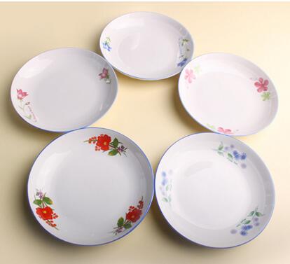 7.寸（优级）果盘陶瓷盘子超市货源9.9元批发10店货源B14-2-3（无售后，破损自理）