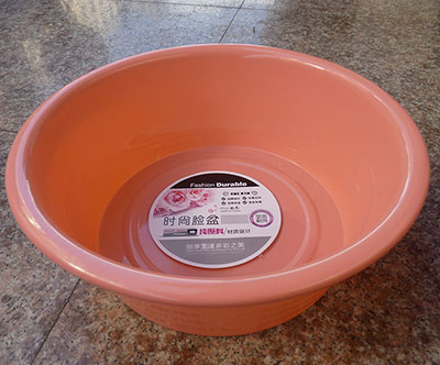 6093新款糖果色直深盆塑料脸盆/加厚洗脸盆批发六B28-4-1