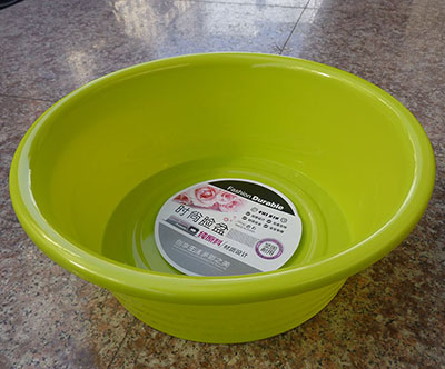 （100个/件）6092新款糖果色直深盆塑料脸盆/加厚洗脸盆批发八B31-1-1