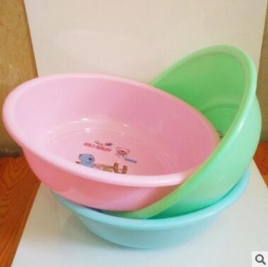 38家用盆超市促销盆水盆塑料盆洗脸盆-梯右