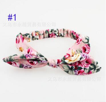 韩国多色兔耳朵弹力松紧发带 条纹发箍女韩版头饰批发义乌发饰六C4-2-2