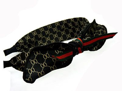 新款发卡 韩版蝴蝶结发箍 布艺格子兔耳朵头箍 厂家直销C1-4-3