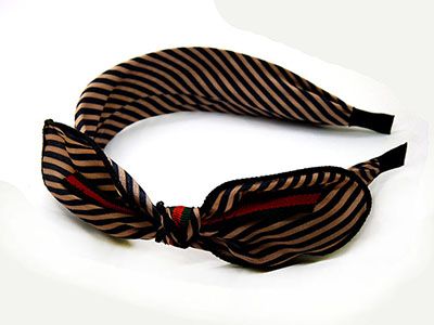 新款发卡 韩版蝴蝶结发箍 布艺格子兔耳朵头箍 厂家直销C1-4-3