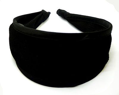 韩国新款简约复古中间折叠发箍韩版宽边甜美头箍发饰C1-4-3