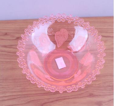 131荷叶透明塑料水果盘干果 糖果盘 地摊超市促销礼品八B42-2-1