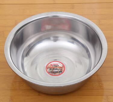 24汤盆 加厚不锈钢餐具饭菜盆汤盆子A12-3-2