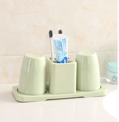 简约时尚日式双杯牙刷架套装（北欧色）48/箱