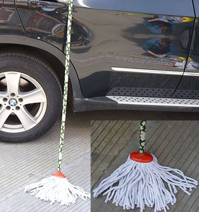 棉线拖把 椭圆形塑料胶拖把 棉纱拖把八B15--2-2