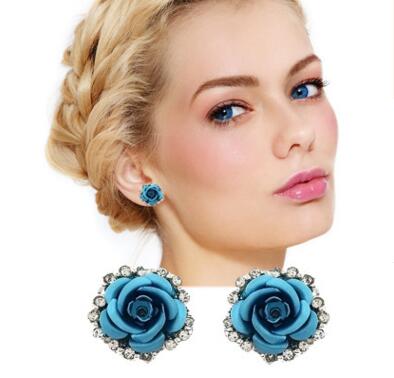 淘宝热卖 韩版时尚高档耳饰 不对称夸张珍珠水钻耳钉混批 女C3-1-2