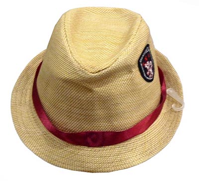 新款潮夏季新款气质草编小礼帽混色爵士帽沙滩帽防晒男女遮阳帽子