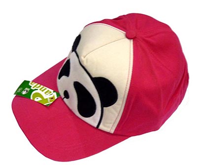 卡通熊猫帽子 棒球帽 卡通鸭舌亲子遮阳帽 帽子