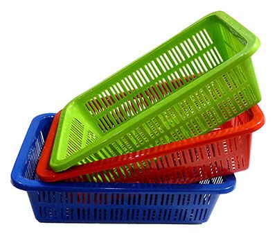 31.5*22.7*8.5cm长方形塑料大方框 收纳蓝 果蔬蓝 置物框-六B30-2-1