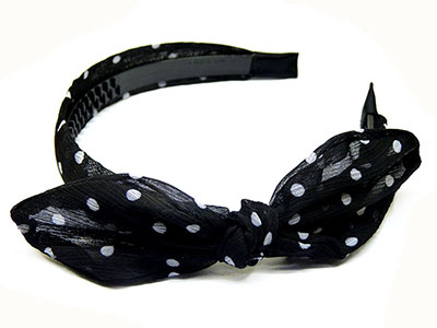 蝴蝶结发箍韩国带齿防滑简约百搭头箍宽边新款压发发卡女成人C4-3-5