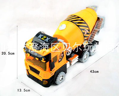 特大号卡之星儿童惯性车玩具 儿童玩具工程车 搅拌车 工程车模型3321-2 A18-2-4B17-2-3