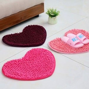 特价秒杀原价10.8元雪尼尔长方形踩脚垫吸水除尘防滑垫--50*60-混色