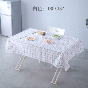 （180*137 粉色）PVC防水防油桌垫桌布茶几垫