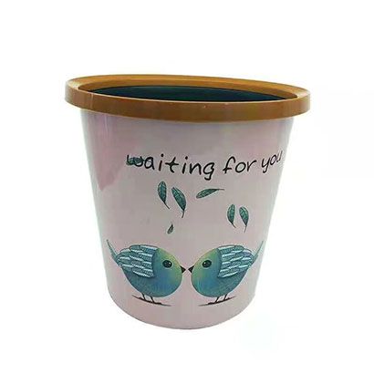 大号环保pp压圈垃圾桶卡通垃圾桶纸篓CX-5027E1后空