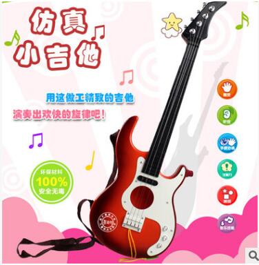 49cm仿真超大号儿童乐器吉他贝斯玩具 超棒音准0.48真弹B18-4-2