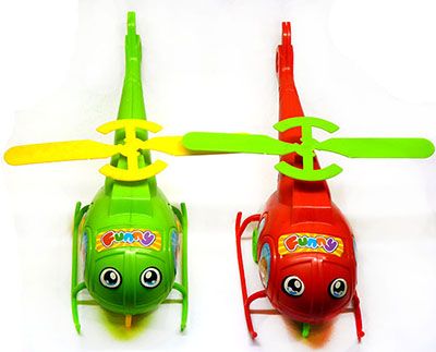 原价2.15元特价儿童卡通大号拉线飞机 螺旋桨旋转直升机E11-4-2