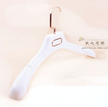 服装店电镀塑料防滑宽肩衣架批发A11-3-4