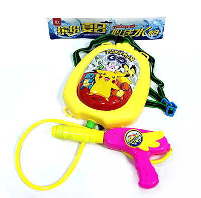 儿童水枪玩具 沙滩玩具气压水枪 儿童卡通水枪玩具背包水枪E11-2-1