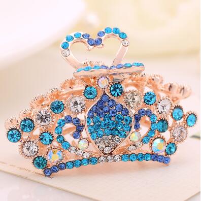 大码日韩发饰水钻头头饰头发夹子发抓夹大号马尾卡子盘发抓卡B9-1-4