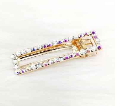 水晶发夹水钻高档镶钻大号韩版一字夹网红刘海夹韩式发卡发饰头饰  B7-3-4