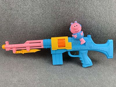 大号55*20cm新款儿童电动玩具枪小猪声光音乐功能宝宝益智冲锋枪e8-2-1