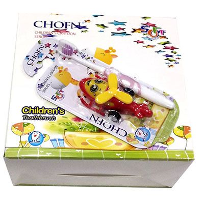 儿童软毛牙刷 儿童牙刷送玩具飞机657a15-3-3