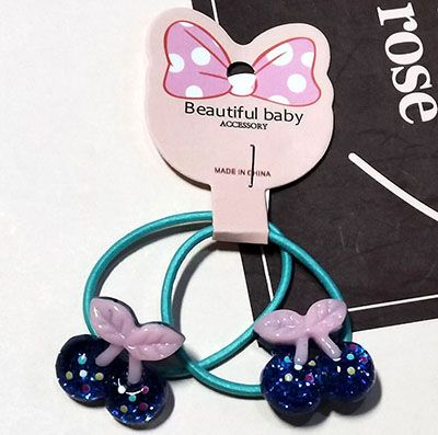 一对装女童可爱发圈童橡皮筋发圈女宝宝扎马尾多款皮筋C5-2-3上