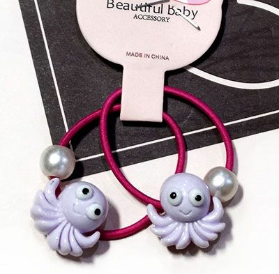 一对装女童可爱发圈童橡皮筋发圈女宝宝扎马尾多款皮筋C5-2-3上