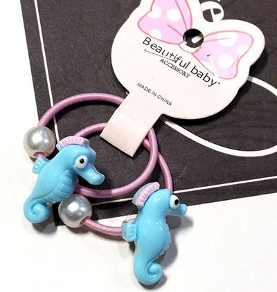 一对装女童可爱发圈童橡皮筋发圈女宝宝扎马尾多款皮筋C5-2-3上