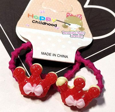 一对装女童可爱发圈童橡皮筋发圈女宝宝扎马尾多款皮筋C5-2-3上