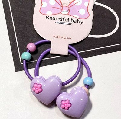 一对装女童可爱发圈童橡皮筋发圈女宝宝扎马尾多款皮筋C5-2-3上