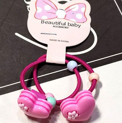 一对装女童可爱发圈童橡皮筋发圈女宝宝扎马尾多款皮筋C5-2-3上