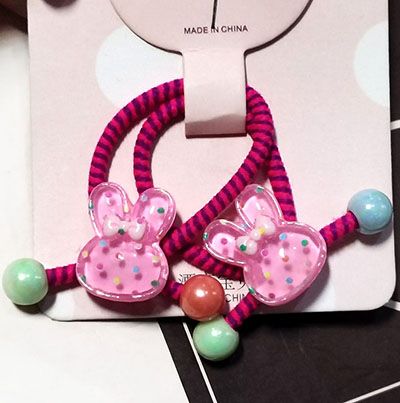 一对装女童可爱发圈童橡皮筋发圈女宝宝扎马尾多款皮筋c5-2-上/c5-3-上