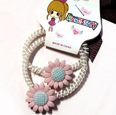 一对装女童可爱发圈童橡皮筋发圈女宝宝扎马尾多款皮筋c5-2-上/c5-3-上