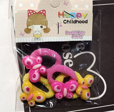 4个装韩版宝夹儿童头花女童头饰小扎头发橡皮筋不伤发学生 C6-2-6