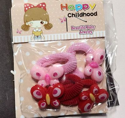 4个装韩版宝夹儿童头花女童头饰小扎头发橡皮筋不伤发学生 C6-2-6