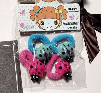 4个装韩版宝夹儿童头花女童头饰小扎头发橡皮筋不伤发学生  C6-2-6