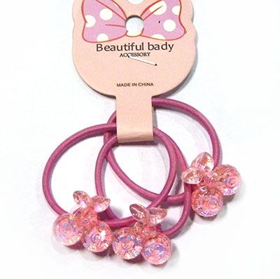 （3-4支装）可爱卡通发饰发圈头绳韩版皮筋头扣C6-2-6