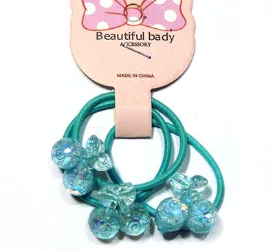 （3-4支装）可爱卡通发饰发圈头绳韩版皮筋头扣C6-2-6