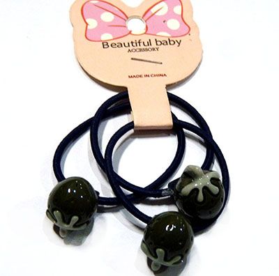 （3-4支装）可爱卡通发饰发圈头绳韩版皮筋头扣C6-2-6