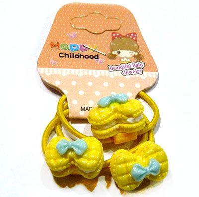 （3-4支装）可爱卡通发饰发圈头绳韩版皮筋头扣C6-2-6
