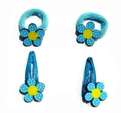 (4个装)韩版可爱卡通公主夹子儿童头饰品头花发卡C6-2-6