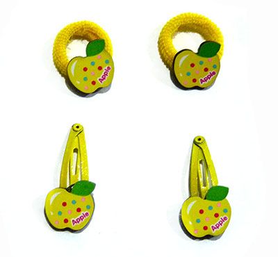 (4个装)韩版可爱卡通公主夹子儿童头饰品头花发卡C6-2-6